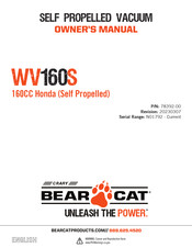 Crary Bear Cat WV160S Owner's Manual