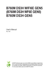 Gigabyte B760M DS3H WIFI6E GEN5 User Manual