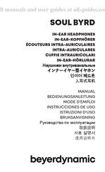 Beyerdynamic SOUL BYRD Manual