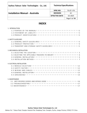 TALESUN TP8F54MH Series Installation Manual