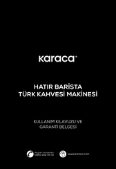 Karaca HATIR BARISTA User Manual And Warranty