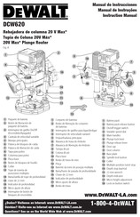 DeWalt DCW620 Instruction Manual