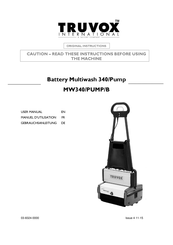 Tacony TRUVOX Multiwash II 340/PUMP Battery User Manual