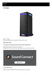 Sony ULT TOWER 9 Help Manual