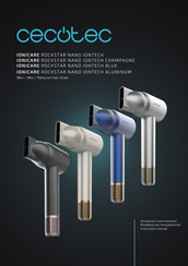 cecotec IONICARE ROCKSTAR NANO IONTECH ALUMINUM Instruction Manual
