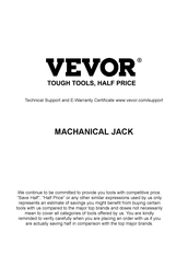 VEVOR AH081060 Original Instruction