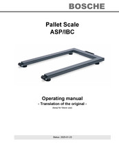 Bosche ASP-C Operating Manual