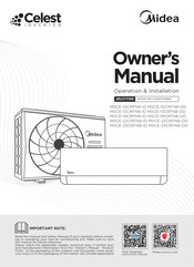 Midea Celest MSCE-22CRFN8-OD Owner's Manual
