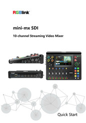 RGBlink mini-mx SDI Quick Start Manual