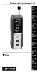 LaserLiner DistanceMaster Compact 30 Manual
