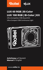Rollei LUX 100 W Bi-Color Kit Manual