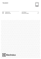 Electrolux TWL3E301 User Manual