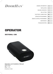 DoorHan SK-3300 Operation And Installation Manual