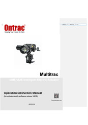 ontrac Multitrac MME890L Operation & Instruction Manual