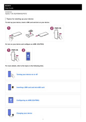 Sony Xperia 1 VII XQ-FS72 Help Manual