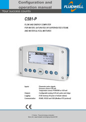 Fluidwell C581-P Configuration And Operation Manual
