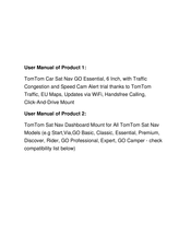 TomTom GO ESSENTIAL User Manual