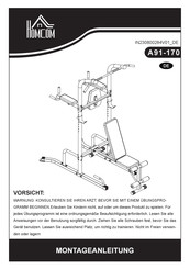 HOMCOM A91-170 Assembly Instruction Manual