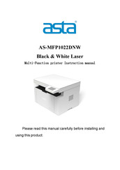 ASTA AS-MFP1022DNW Instruction Manual