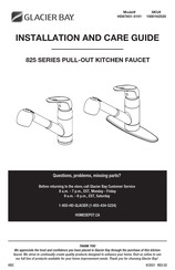 Glacier bay 825 Series Installation And Care Manual