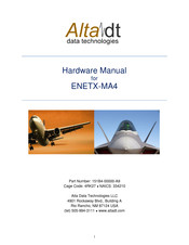 Alta DT ENETX-MA4 Hardware Manual