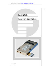 FALCOM F35-XXL Hardware Description