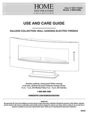 Home Decorators Collection 1001115424 Use And Care Manual