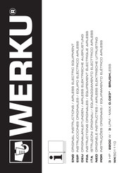 WERKU WK501110 Original Instructions Manual