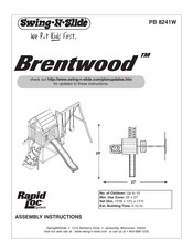 Swing-N-Slide Brentwood Rapid Loc PB 8241W Assembly Instructions Manual