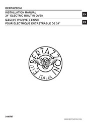 Bertazzoni PROF24FSEXV Installation Manual