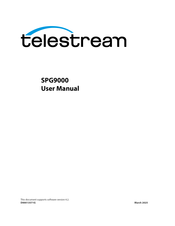 Telestream SPG9000 User Manual