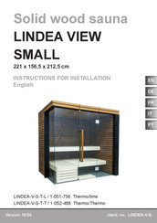 Sentiotec Lindea view small Instructions For Installation Manual