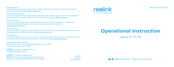 Reolink FE-W Operational Instruction