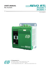 CD Automation REVO RTL03RS-1 User Manual