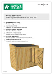 GARDY SHELTER 32181 Assembly Instructions Manual