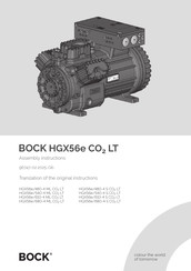 BOCK HGX56e CO2 LT Series Assembly Instructions Manual
