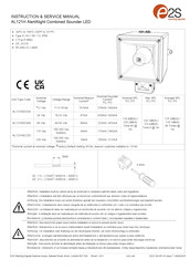 E2S AlertAlight AL121HDC024 Instructions/Service Manual