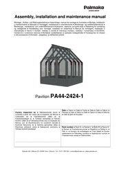 Lemeks Palmako PA44-2424-1 Assembly, Installation And Maintenance Manual