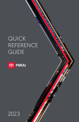 Toyota MIRAI 2023 Quick Reference Manual