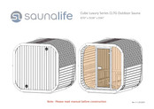 saunalife Cube Luxury Series Manual