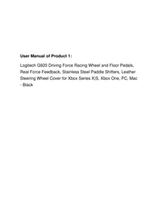 Logitech G G920 Driving Force User Manual