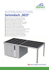 Biohort NEO Assembly Manual