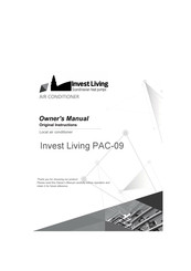 Invest Living PAC-09 Owner's Manual