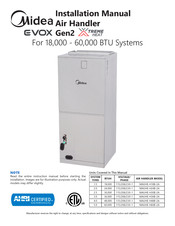 Midea MAUHE-H24B-2A Installation Manual