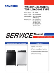 Samsung WA52A5500A Series Service Manual