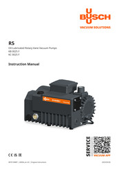 BUSCH R5 KC 0025 F Instruction Manual
