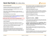 Sencore VB1 Series Quick Start Manual