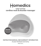 HoMedics NMS-705HJ Instruction Manual And  Warranty Information