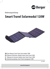 BERGER Smart Travel solar module 120W User Manual