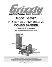 Grizzly G0997 Owner's Manual